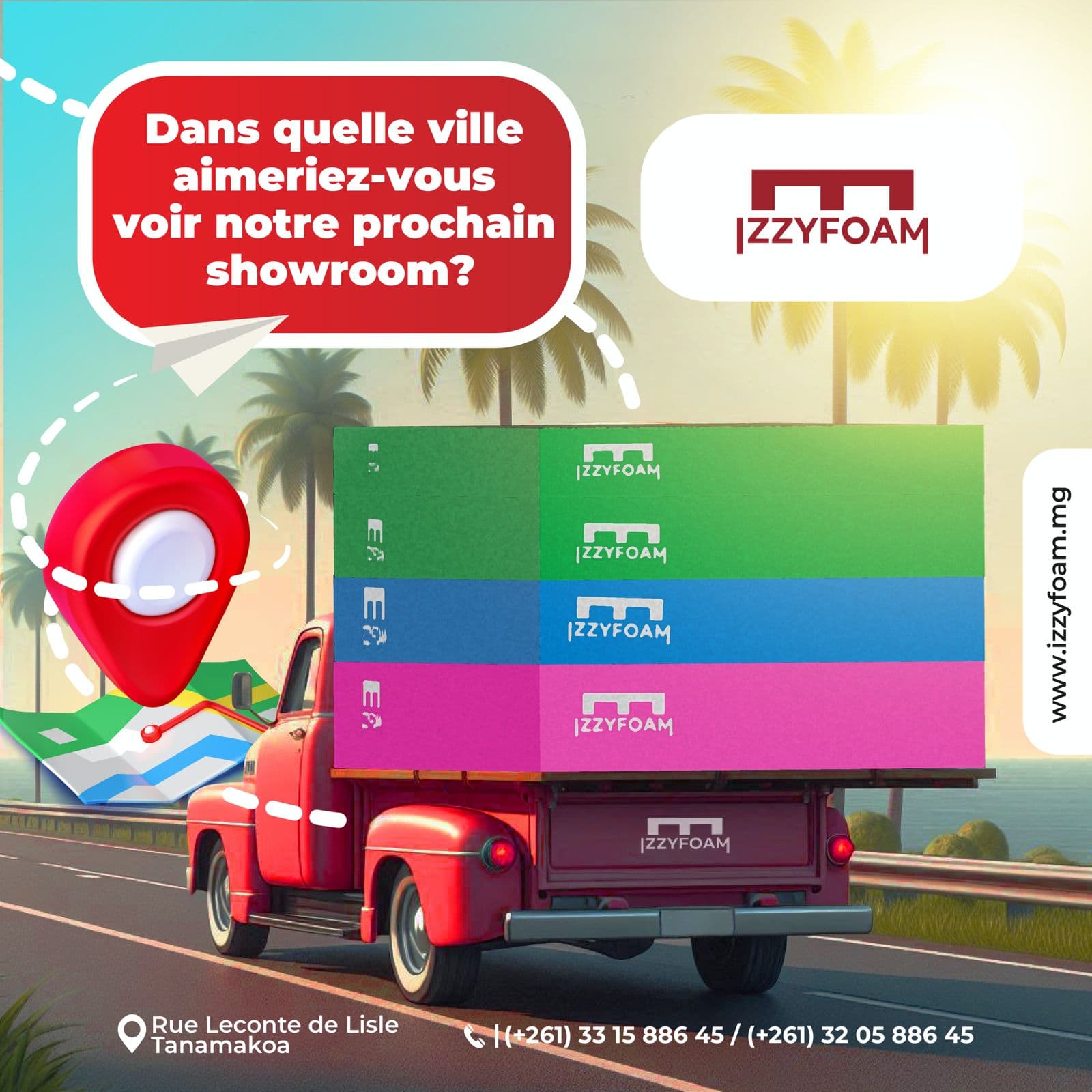 Projet visuel Izzy Foam