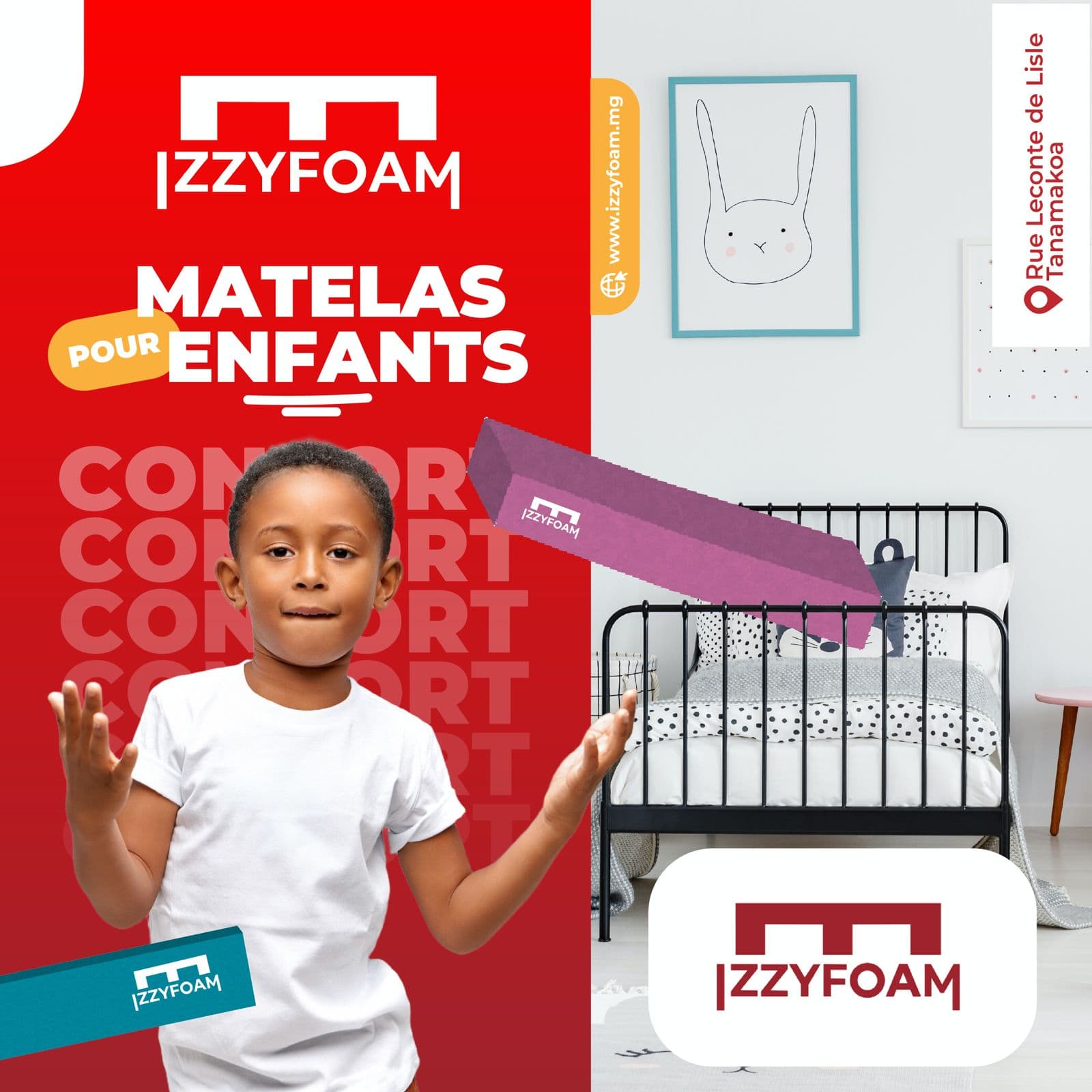 Projet visuel Izzy Foam